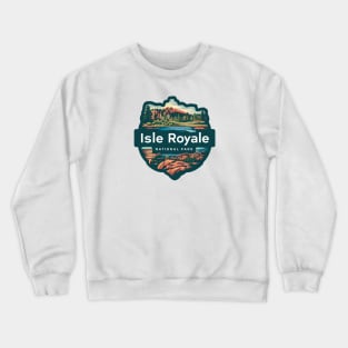 Isle Royale National Park in Michigan Crewneck Sweatshirt